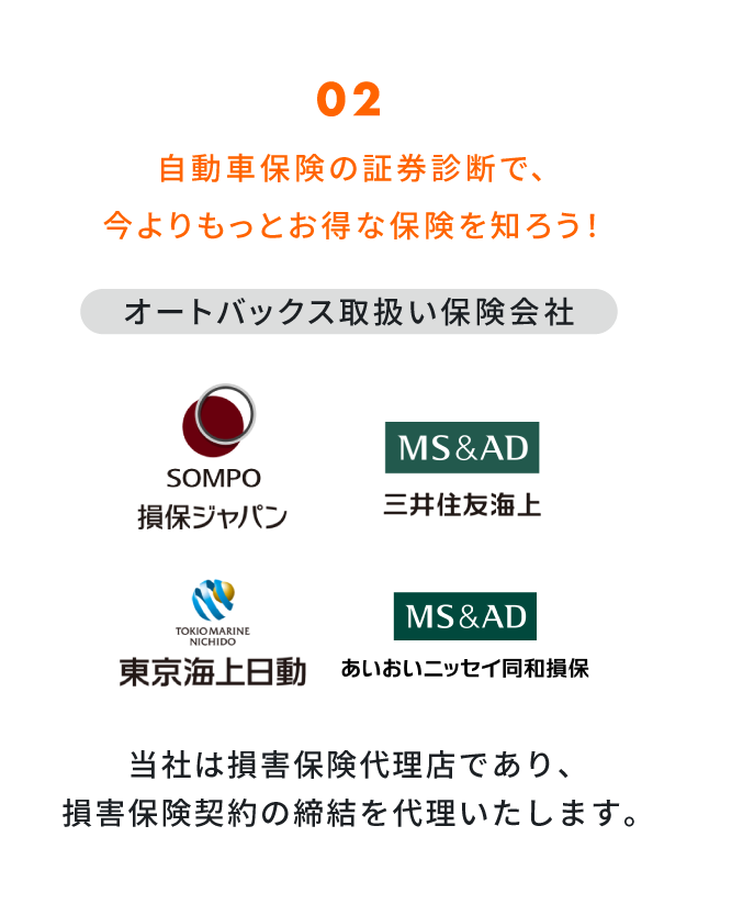 02 自動車保険の証券診断で、今よりもっとお得な保険を知ろう！